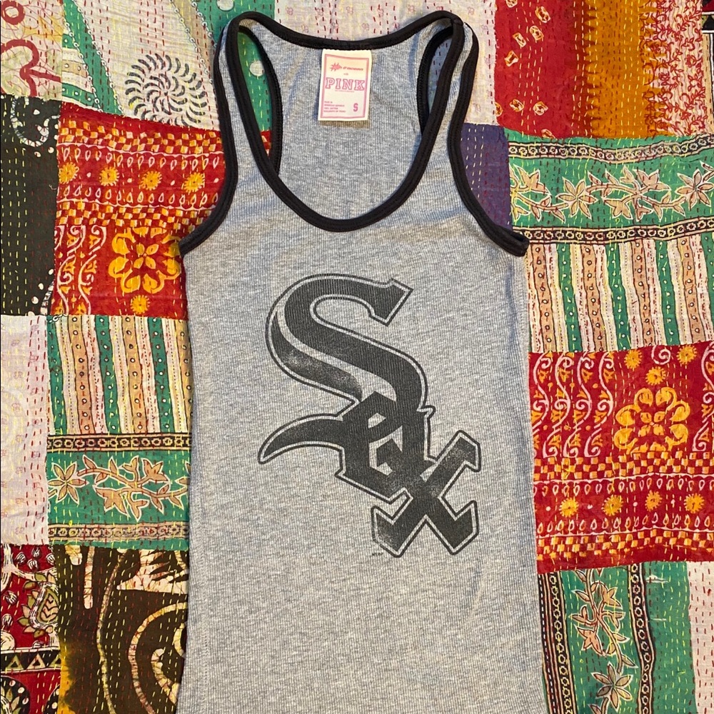 MLB pink tank top